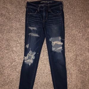 american eagle super stretch skinny jeans